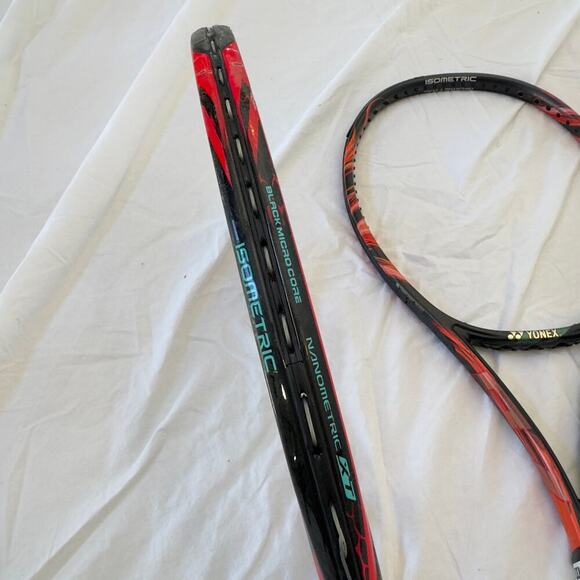 Yonex (2) Tennis Racquets Isometric Micro Core Black VCORE DUEL G / VCORE SV 98 - Picture 8 of 16